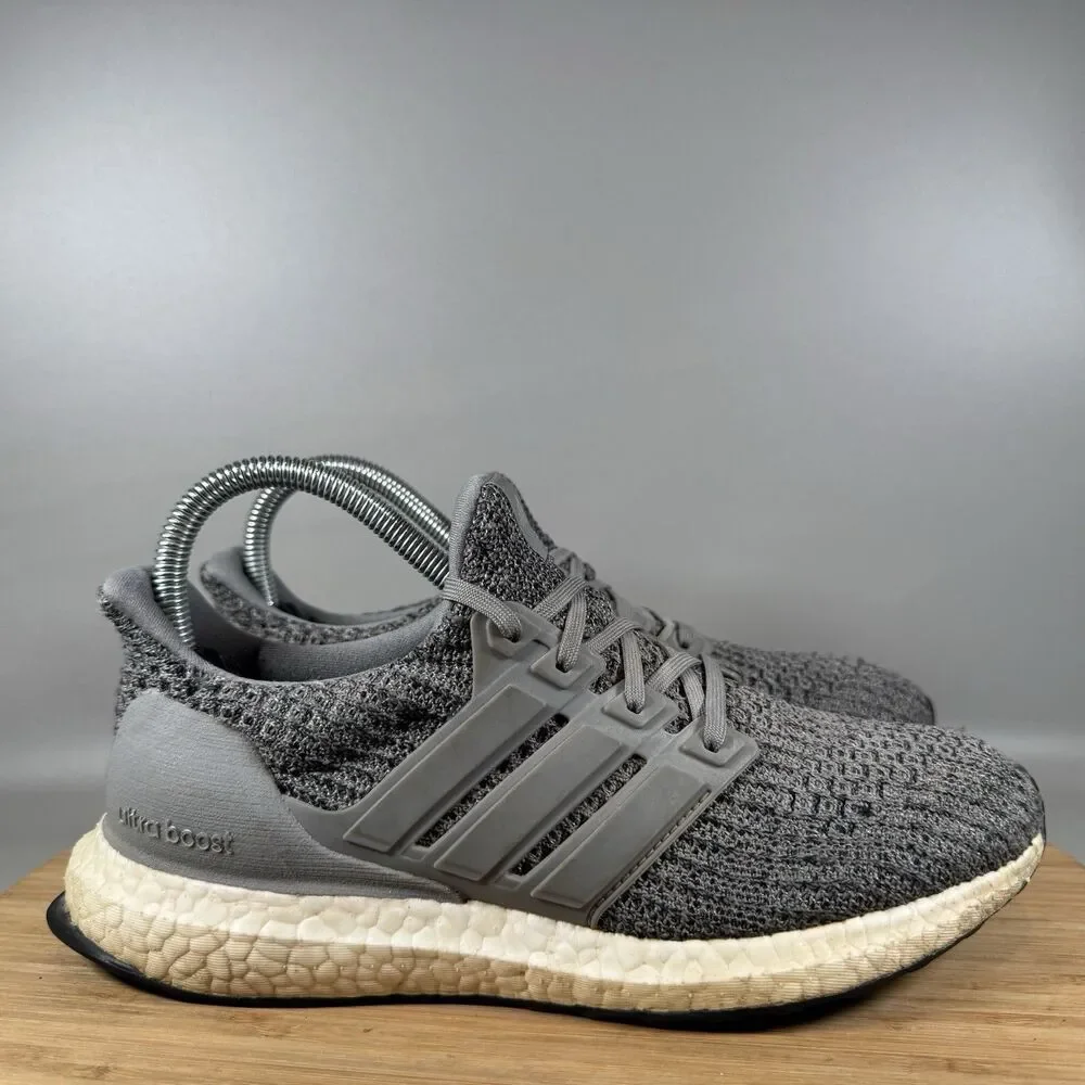 Adidas UltraBoost‎ 4.0 Grey White Womens 7 (Men’s 5.5) Sneakers Shoes F36156